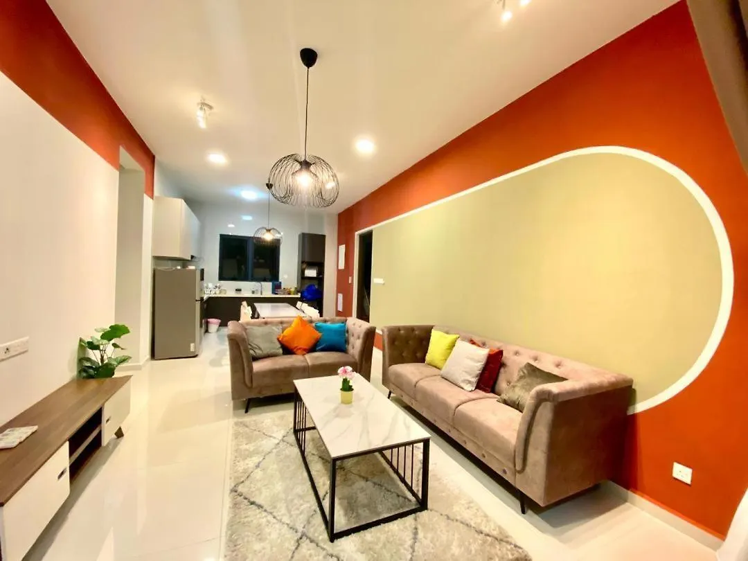 Appartamento 轻奢风休闲三卧三卫6-12人适合家庭入住danga Bay Johor Bahru